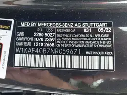 2022 MERCEDES C-LASS C300
