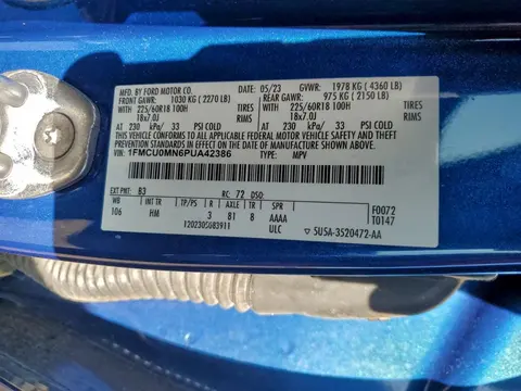 2023 FORD ESCAPE